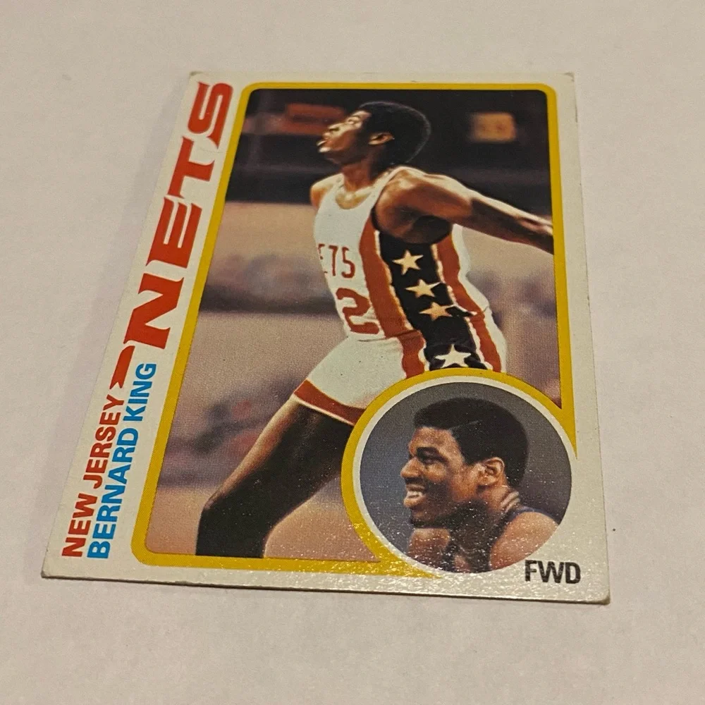 Topps Basketball Card bernard king